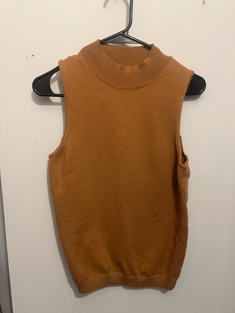 Anthropologie Sleeveless Mock Neck Sweater Tank